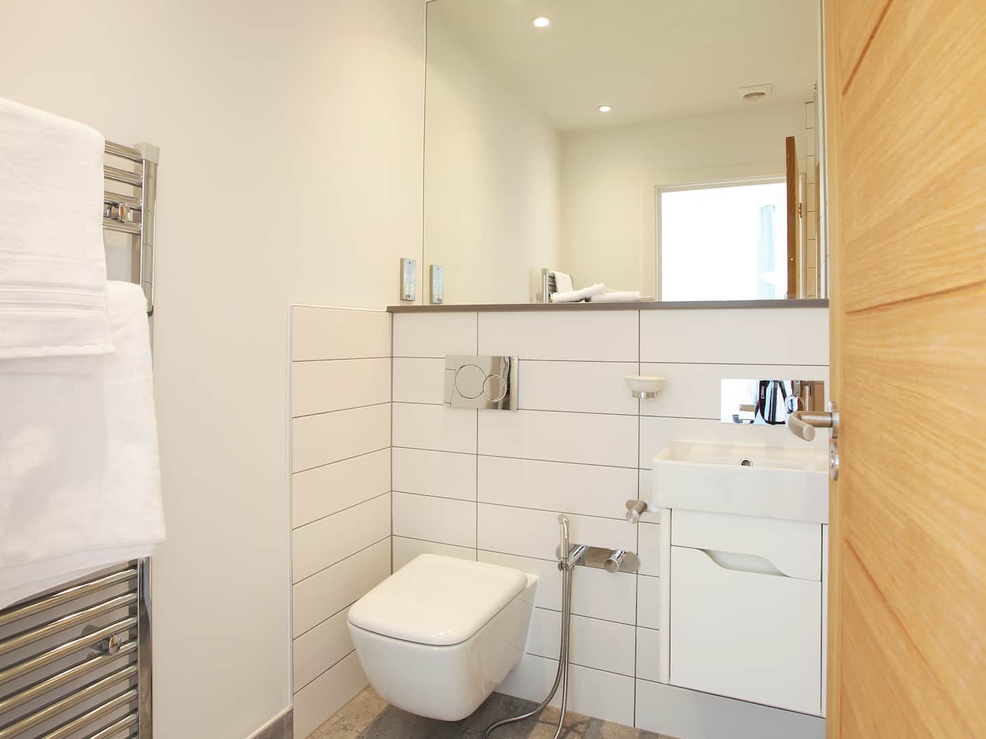 The Jack & Jill bathroom